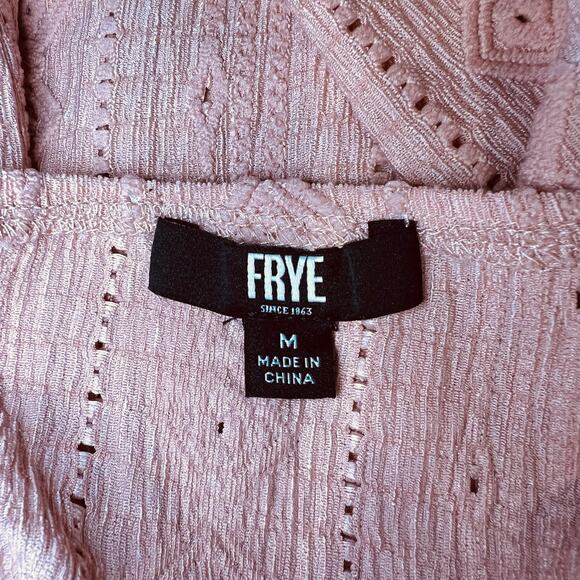 Frye Women’s Peach Boho Blouse Size M - Picture 3 of 4
